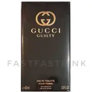 GUCCI GUILTY POUR FEMME 90ml EDT SPRAY WOMENS FRAGRANCE...NEW + GENUINE