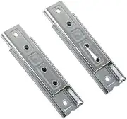 Lokatall 4.7 Inch Headboard Fixing Brackets, Panel Wall Mount Interlocking Hangers, Heavy Duty Sofa Connector, Universal Metal Interlocking Connector for Sofa, Bed, Furniture (2 Pair)