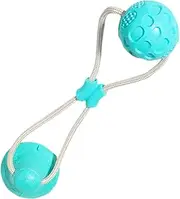 Dog Rope Toy - Soft Puppy Rope Molar Bite for Puppies | Thermoplastic Rubber Dog Teeth Cleaning Toys | Puppy Teether Device | Interactive Toy Ball for Small Medium Pets