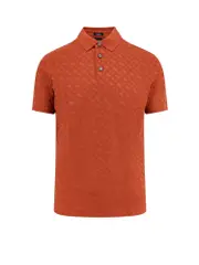 [Boss] Boss-Mercerised Cotton Polo Shirt-Uomo XL