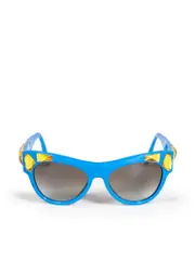 Blue Crystal Embellished Sunglasses