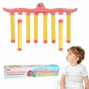 Reaction Stick Catch Training Game Hand Eye Coordination Reflex Training Game 3 Adjustable Speeds,Game Stick Toy Color Red