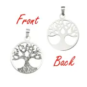 20mm Sterling Silver Tree Of Life Charm Pendant