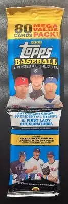 2008 Topps Updates & Highlights Baseball Mega Rack Pack Sherzer Kershaw