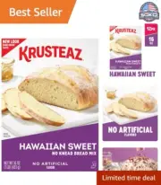 Hawaiian Sweet No Knead Bread Mix - 12 Pack of Mouthwatering Artisan Bread
