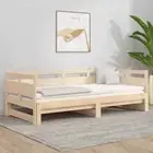 vidaXL Pull-out Day Bed without Mattress Solid Wood Pine 2x(90x190) cm 2BB
