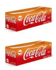 Coca-Cola Orange Cream, 12 oz cans, 24 pk, 2 ct