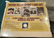 Rare Factory Sealed * Super Multi Sport Card Set 1994 * 2500 Cards & 1 auto Ball
