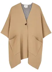 Vince Wool-blend Cape - Camel - One Size ONE SIZE