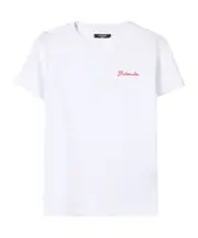 Balmain Kids Logo Printed Crewneck T-Shirt 8Y,6Y,14Y,13Y,12Y,10Y White