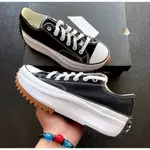 CONVERSE RUN STAR 低筒 LOW 增高 鋸齒 黑 白 橄欖綠 厚底 鋸齒 168816C慢跑鞋