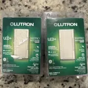 2 - Lutron Maestro LED+ Dimmer - Light Almond - MACL-153MLH-LA