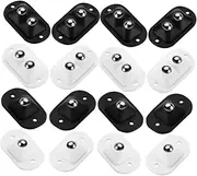 TOPPERFUN 16Pcs Self Adhesive Casters, 360° Swivel Mini Appliance Roller, Universal Wheel, Trash Can Sticky Pulley Silent Small Wheel for Kitchen Appliance Transfer