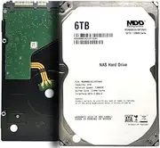 MaxDigitalData 6TB 7200RPM 128MB Cache SATA 6.0Gb/s 3.5inch Internal Hard Drive for NAS Network Storage (MD6000GSA12872NAS) - 3 Years Warranty