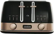 Sunbeam 4 Slice New York Toaster Black/Bronze