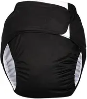 Teruyol Reusable Adult Undewear with TPU Coating, Designed for Incontinence Needs, Black