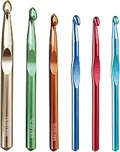 Large Aluminum Crochet Hooks Set 7mm, 8mm, 9mm,10mm, 12mm, 15mm, Big Standard Size Crochet Hooks