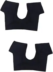 Beavorty 2pcs Underarm Sweat Pad Vest Underarm Armpit Sweat Pads Sweat Guard Underarm Dress Shields Running Vest for Men Armpit Protection Yoga 12 Spandex Large Underarm Stickers Women's