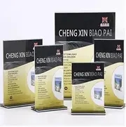 10pcs Vertical DL A5 A4 A3 Size Double Sided Sign Holder Acrylic Retail Display Stands Menu (DL)