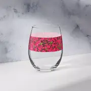 Azalea Blossoms Stemless wine glass