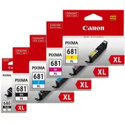 Genuine 5 Pack Canon PGI680XL/CLI681XL Ink Cartridges