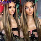 1B/27 Highlight Blonde 13x4 Lace Frontal Wig Transparent 5x5 Lace Closure Wig