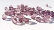 100 Pcs 4mm Czech Fire Polished Round Faceted Glass Beads - MEDIUM AMETHYST