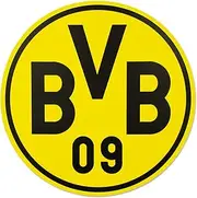 BVB 9404100 Round Mousepad Black/Yellow