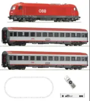 ROCO 5110005 HO Scale Digital Starter Set Z21: OBB Passenger Train