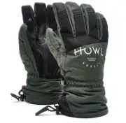 NWT MENS HOWL SUPPLY TEAM GLOVES $55 Green/Black Snowboard beanie insulated