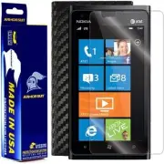 ArmorSuit MilitaryShield Nokia Lumia 900 Screen Protector + Black Carbon Fiber