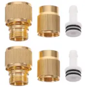 2 Pcs Expandable Garden Hose Connectors Barrels Faucet Quick Fitting