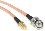 SMA Male Female Switch BNC Plug Jack RF Coaxial Cable RG142 50CM 20"/100CM Adapter Low Loss (Color : SMAJ-BNCK, Size : 50cm)