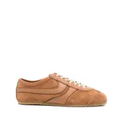 [Dries Van Noten] Dries Van Noten Leather Panelled Sneakers 37 IT BROWN