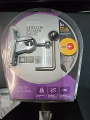 OMNIMOUNT 5.0 Stainless Steel Speaker Mount 5 lb Capacity - SILVER
