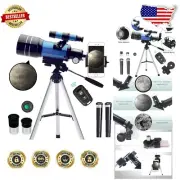 Portable 70mm Refractor Telescope for Adults & Kids - 15X-150X Magnification