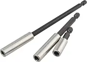 KAIFNT K405 Magnetic Bit holder with C-ring, 2, 4, 6-inch Extensions, 3-Piece