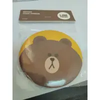 在飛比找蝦皮購物優惠-【LINE FRIENDS】BROWN HAND MIRRO