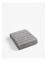 [Country Road] Pippa Australian Cotton Bath Mat in Charcoal Marle