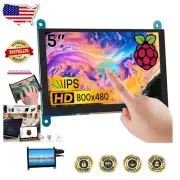 5-Inch IPS LCD Touchscreen Monitor - 800x480 HDMI Display for Raspberry Pi
