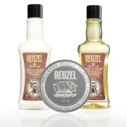 Reuzel Extreme Hold Matte Pomade Hair Bundle