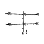 Brateck Pole Mount Six Screen Monitor Mount Fit Most 17 To 32 Monitors