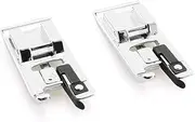 Heyous 2pcs Presser Foot Overcast Presser Foot for Brother, Janome, Kenmore, Babylock, Toyota Sewing Machines