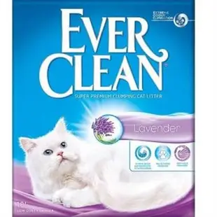 EverClean 藍鑽 薰衣草結塊貓砂10L_(歐規)