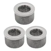 3pcs 181-072 or 181072 Pump Inlet Strainer for 695 795 1095 1595 3900 5900 Airless Paint Sprayer Re Silver
