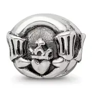 Silver Reflections Claddagh Bead QRS1259