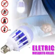 Electric Mosquito Killer Lamp Insect Catcher Fly Trap Bug Zapper Bulb UV Light