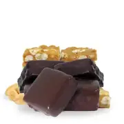 Gourmet Dark Chocolate Covered Peanut Brittle by Its Delish, 2 lbs
