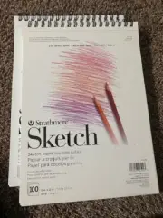 200 Series Sketch Pad, 9X12 Inch, 100 Sheets, - Artist Sketchbook (2 pack)