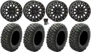 System 3 SB-6 15" Wheels Bk (6+1) 35" Crawler XG Tires Textron Wildcat XX
